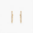 Mini Huggie Diamond Earrings