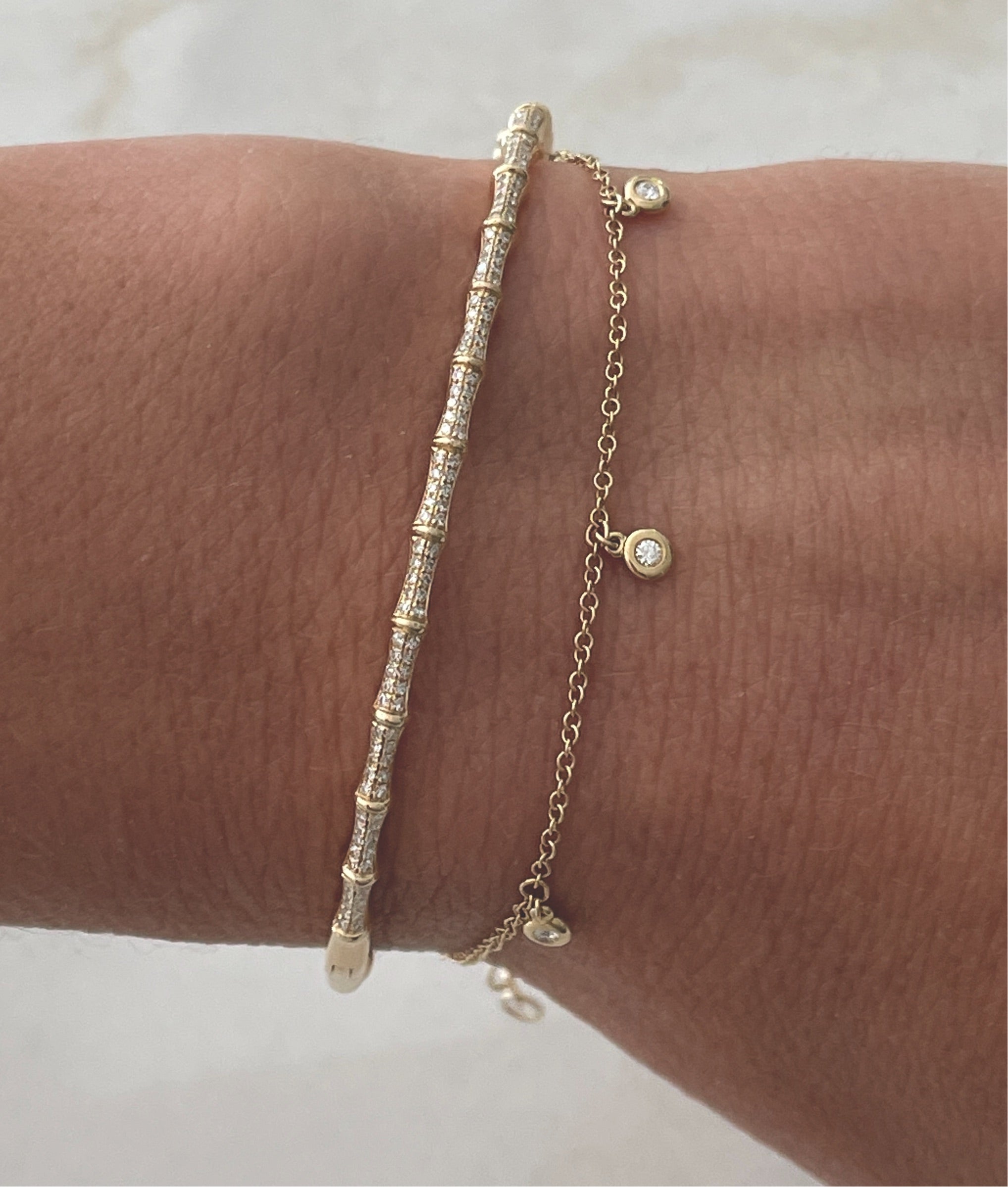 Dangling Diamonds Bracelet