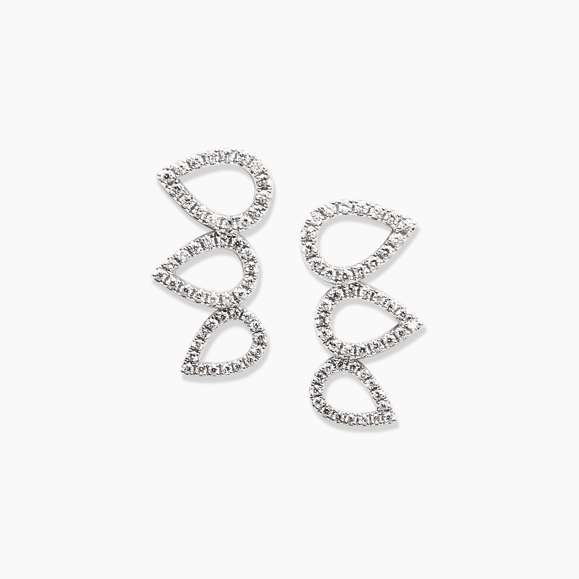 Raindrops Diamond Crawler Earrings