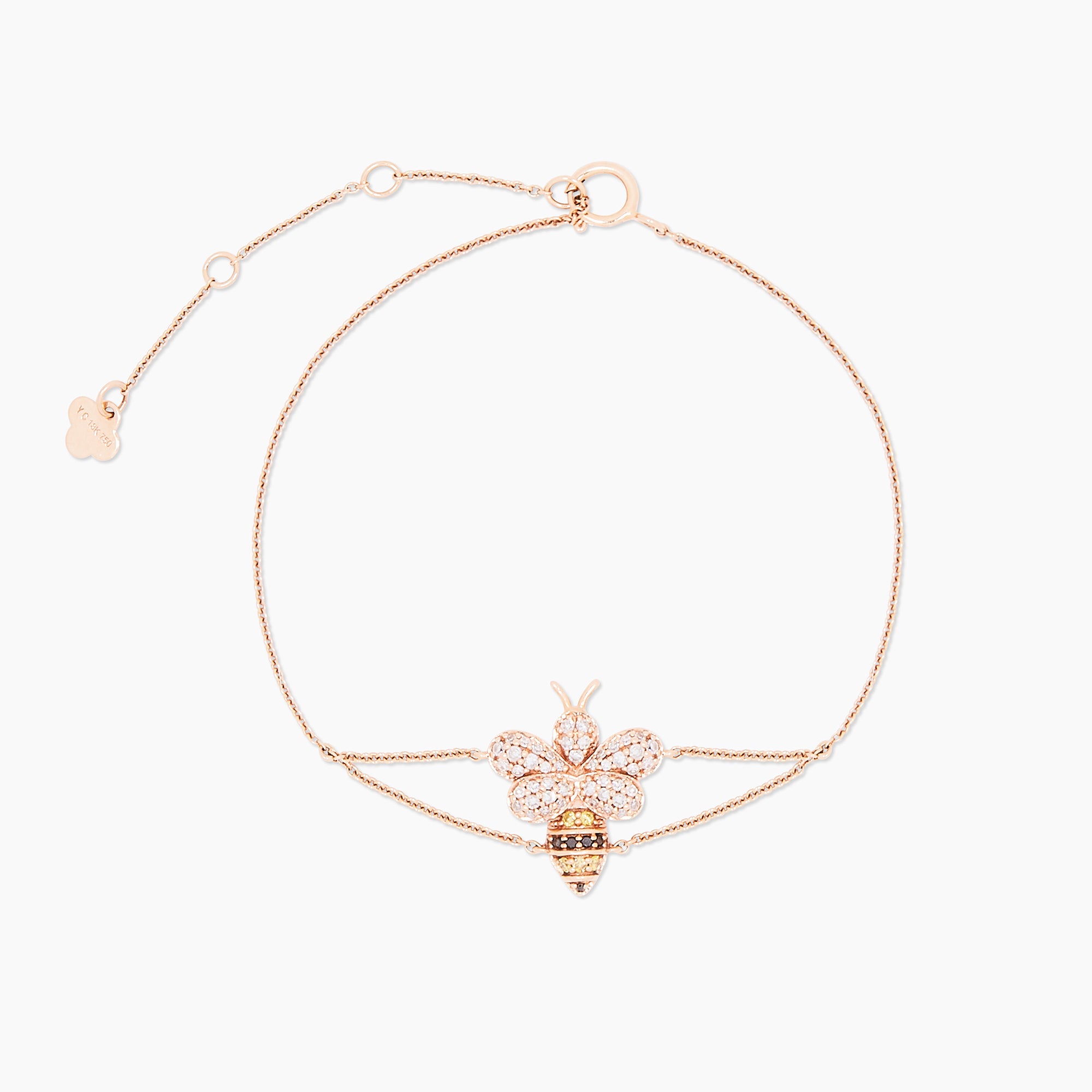 Bee Multi-Color Diamond Bracelet