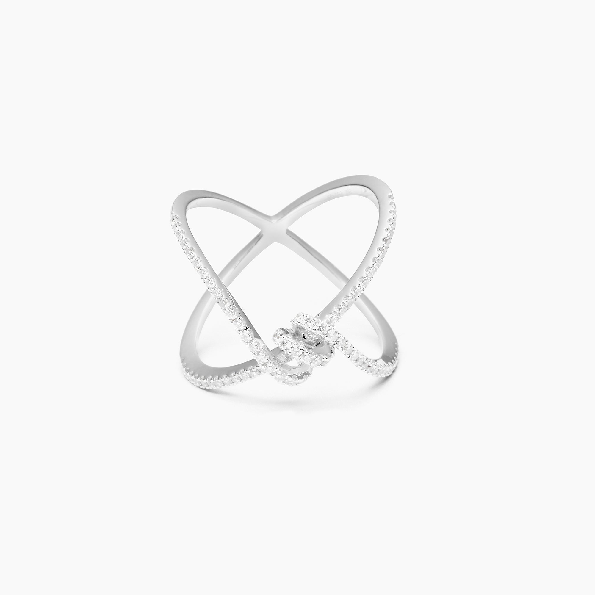 Knot Diamond Ring